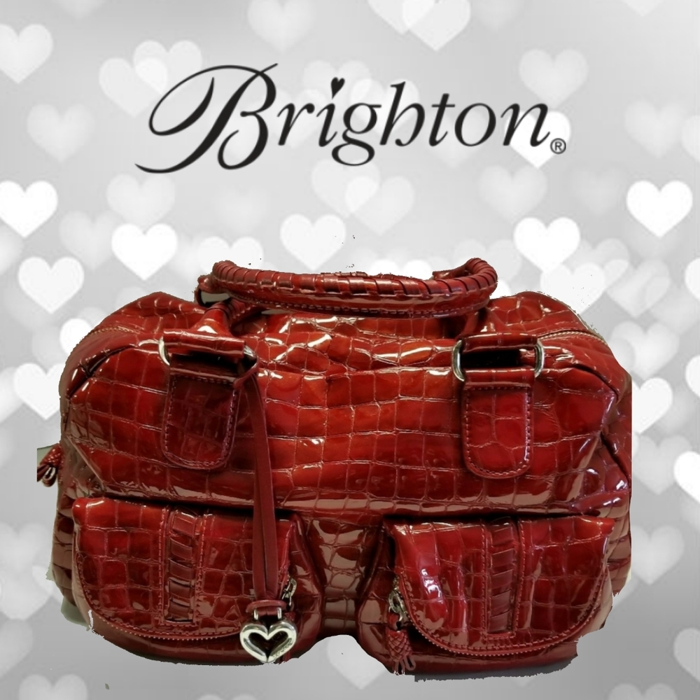 Brighton  Kristie Patent Leather Satchel